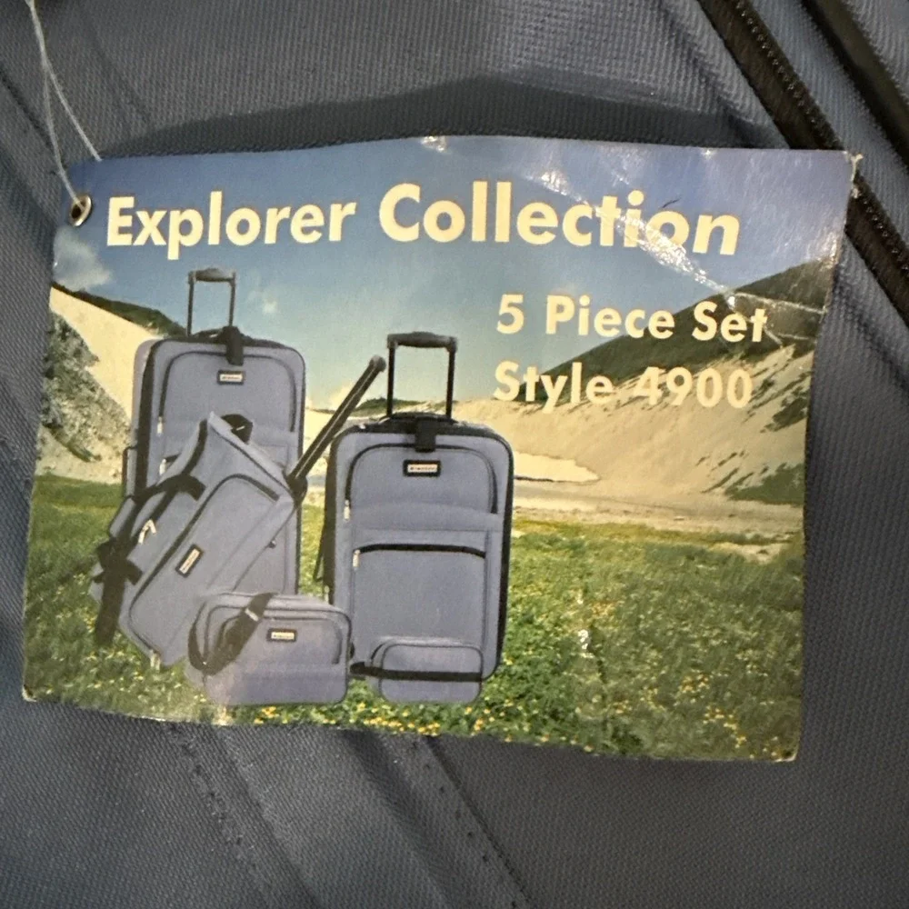 Stanton Carry on Laptop bag travel Explorer Collection Blue
